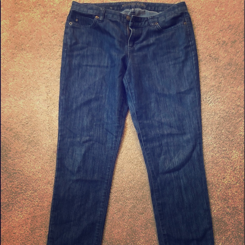 Michael Kors skinny straight leg jeans